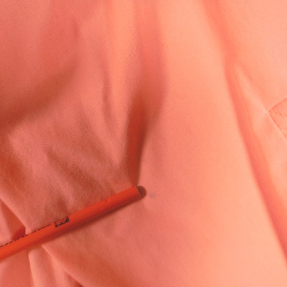 Lady Drake Boyfriend Cut Fishing Shirt Coral Orange Womens Medium Long Sleeve - Picture 4 of 10